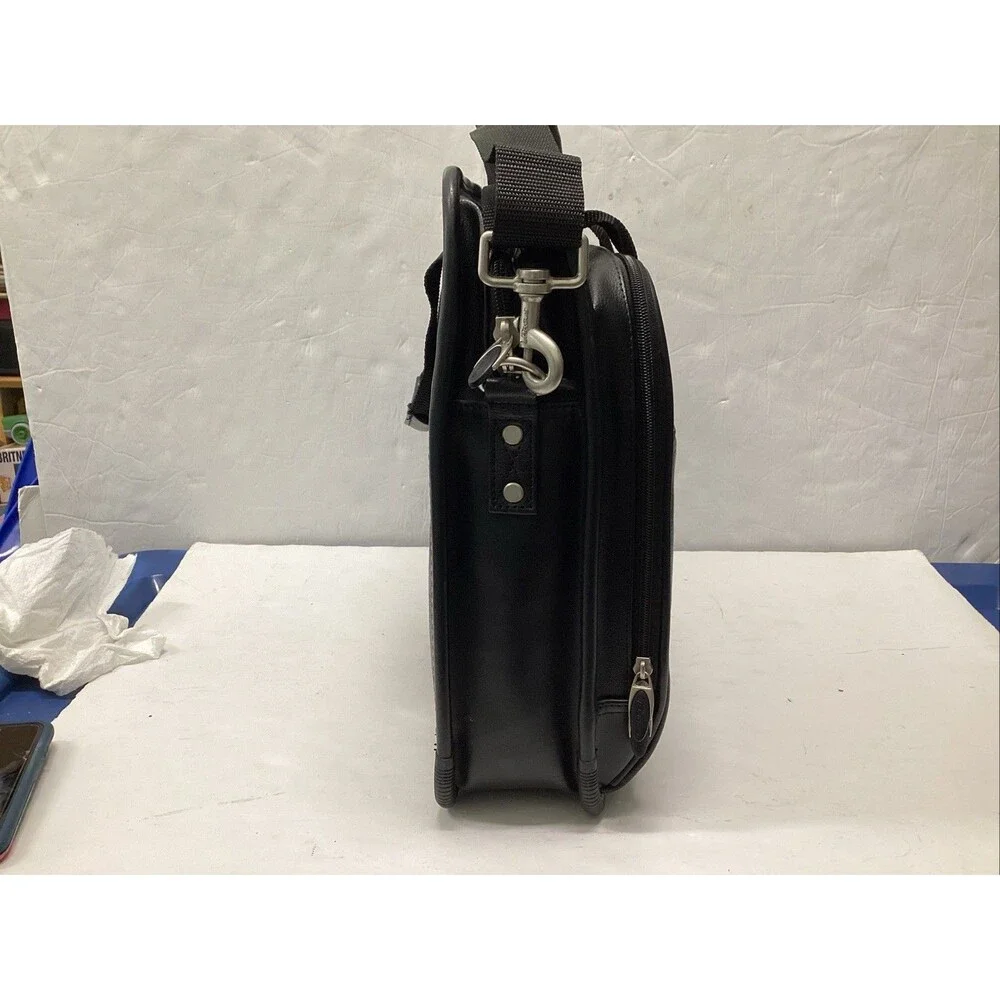 targus leather notebook case black TLE300